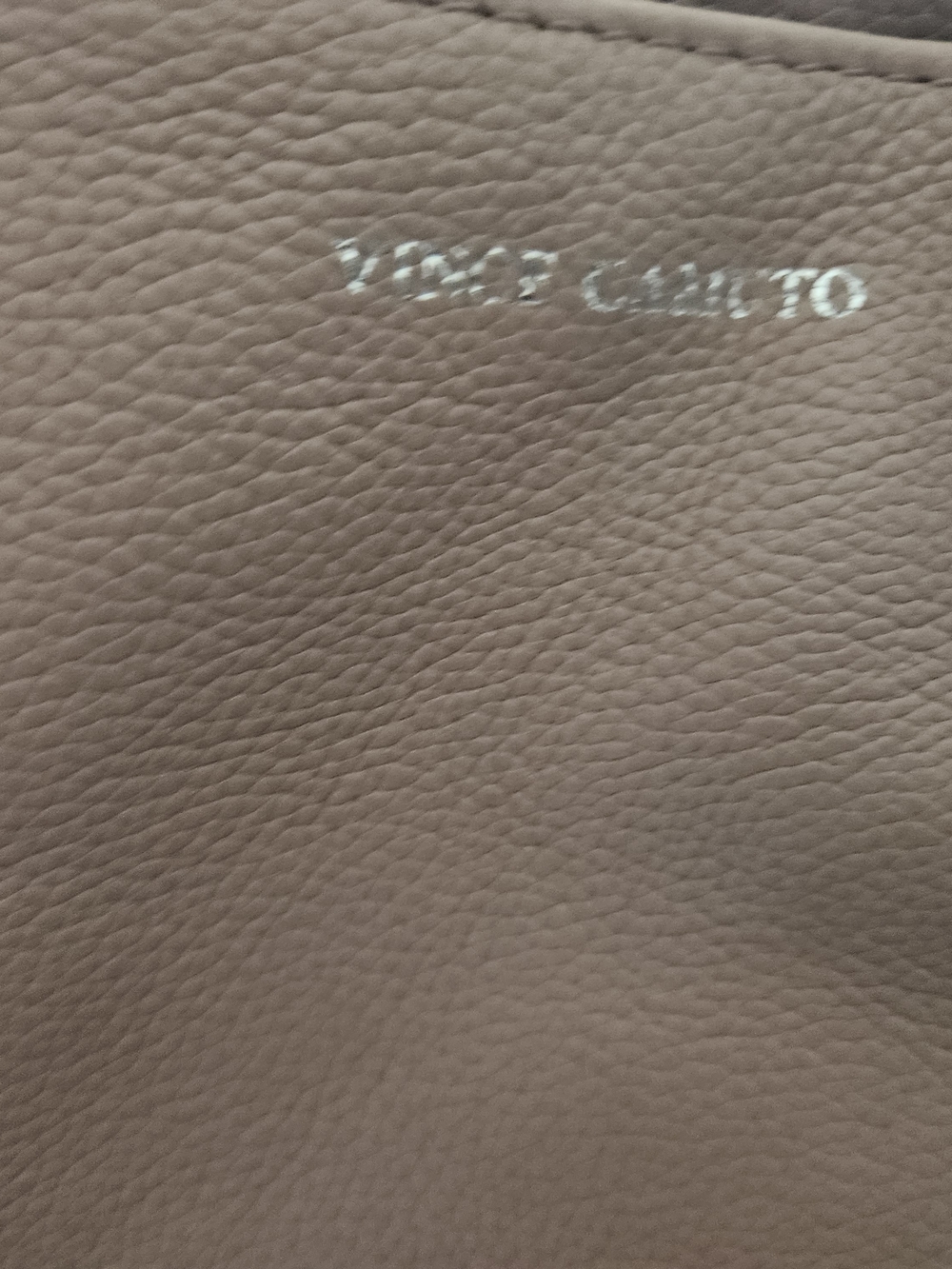 Vince Camuto Leather Bag in Mauve Taupe